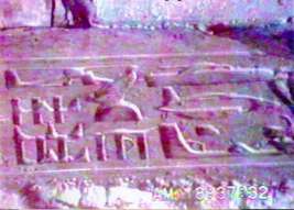 Abydos carvings