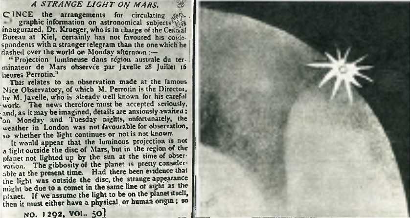 Mars Light. Nature