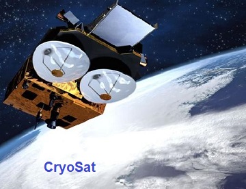 CryoSat palydovas