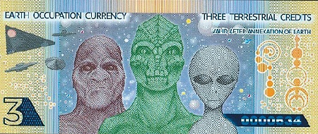 ems okupacinis banknotas