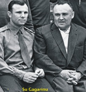 Koroliovas su Gagarinu